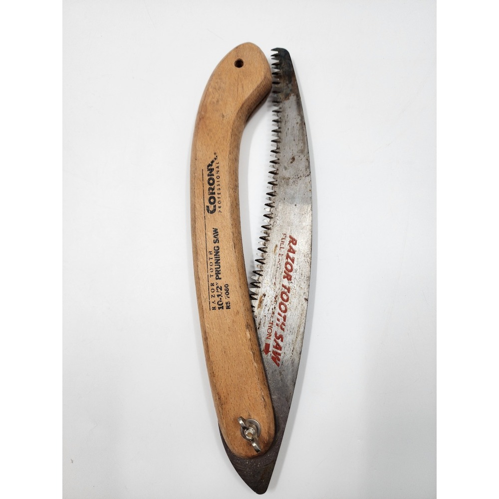 Corona Professional Razor Tooth 10.5" Folding Pruning Saw RS 7060 Wood Handle